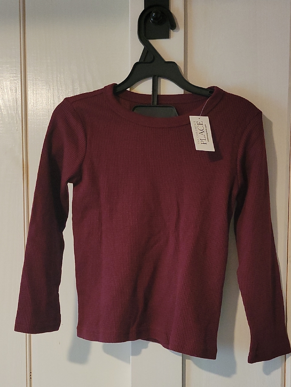 The Children's Place Ribbed Long Sleeve Top - Wine